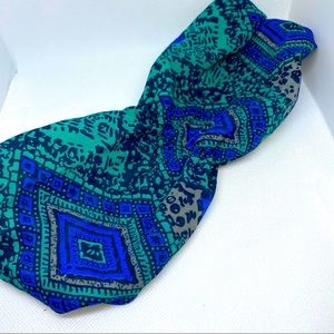 Stretchy Head band Blue